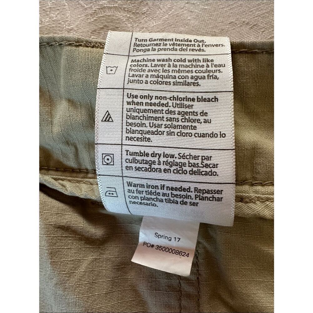 Carhartt Utility Shorts Khaki Women’s 100% Cotton Size 16 Original Fit - Picture 11 of 12